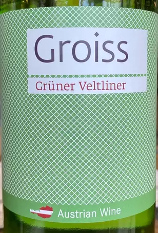 Gruner Veltliner Austrian Wine